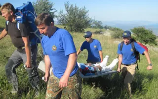 В Крыму парапланерист сломал ногу