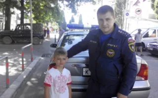 В Алуште офицер спас потерявшегося мальчика