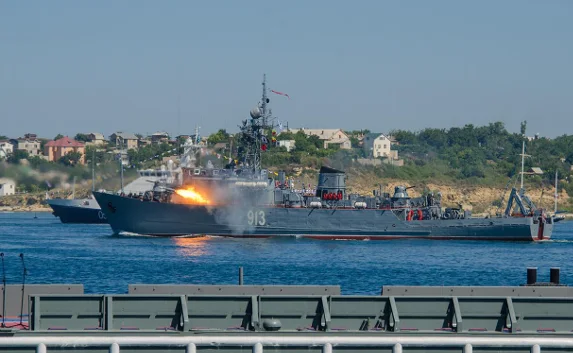 Видео со Дня ВМФ в Севастополе появилось в Сети