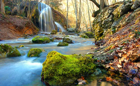 ​Достопримечательности Крыма: Водопад Серебряные струи