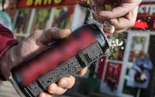 Несмотря на запрет в Крыму продаются алкоэнергетики