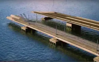 В Интернет выложили презентацию будущего Керченского моста