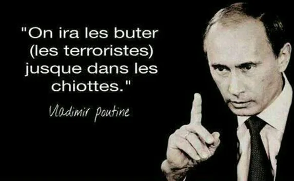 Французы подхватили знаменитую фразу Путина о террористах