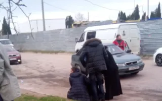 Утром на Корчагина сбили женщину — фотофакт