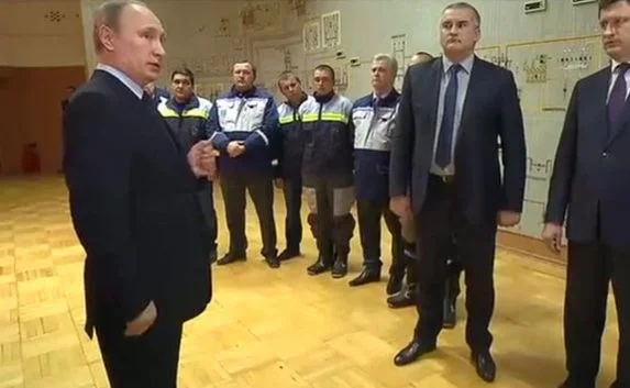Путин запустил первую нитку энергомоста из Кубани в Крым (видео)