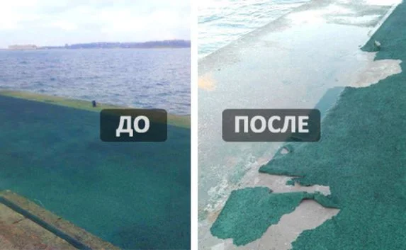 Позеленевшая «Хрусталка» уже «поплыла»
