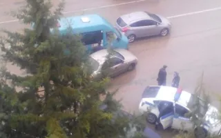Напротив «Приветливого» попала в аварию маршрутка