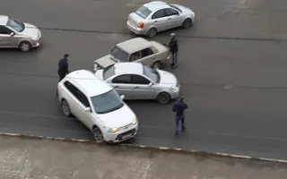 Кочки на новой дороге стали причиной тройного ДТП на проспекте Победы