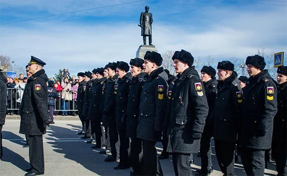 Марш-парад в честь Дня защитника Отечества состоялся в Севастополе