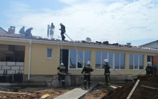 В Казачьей бухте горел частный дом