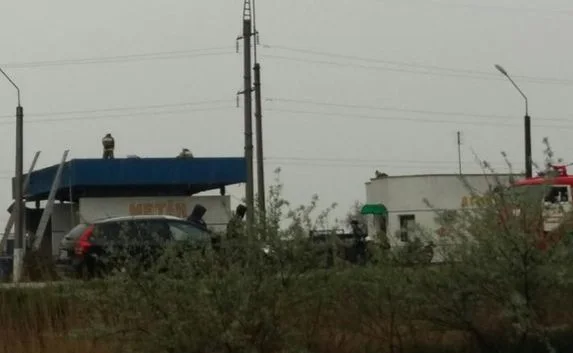 Автомобиль спровоцировал взрыв на газовой заправке в Джанкое