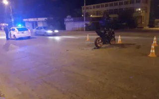 На Больничном комплексе сбили мотоциклиста