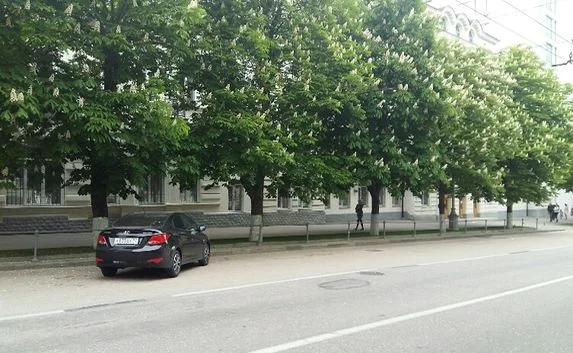 Запрет на парковку в центре Севастополя писан не для всех?