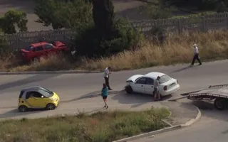 Таксист уснул за рулём в «Омеге» и совершил ДТП
