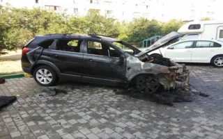 Ночью в Севастополе снова горела иномарка