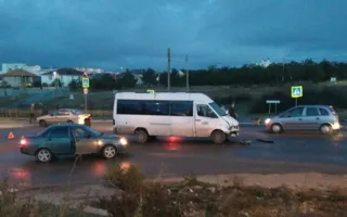В Севастополе в ДТП «сошлись» маршрутка и «легковушка»