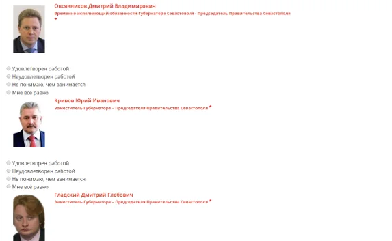 Севастопольцы через Интернет оценят работу депутатов и чиновников 
