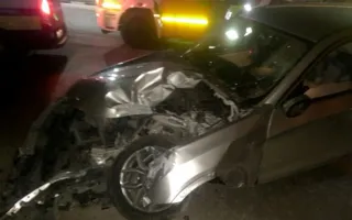 ДТП на Пожарова — иномарка «всмятку»