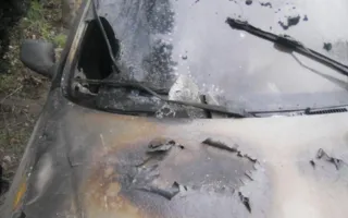 Разъярённый крымчанин спалил авто бывшей жены — фото