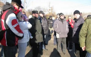 В Феодосии жители улицы Панова вышли на митинг 