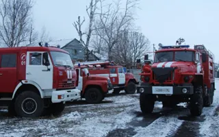 На пожаре в Керчи спасены два человека