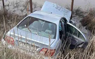 Смертельная авария под Феодосией: иномарка в кювете, человек погиб (фото)