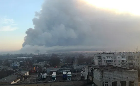 Под Харьковом взорвался склад боеприпасов, идёт эвакуация (фото, видео)