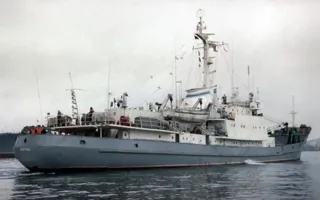 В Чёрном море после столкновения затонуло судно ЧФ