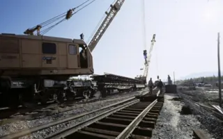 Укладку рельсов на железной дороге в обход Украины завершат к 1 августа 