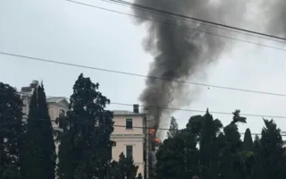 В Ялте горела 5-звёздочная «Вилла Елена» (фото, видео)