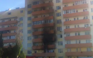 В Казачьей бухте Севастополя горела многоэтажка (фото)
