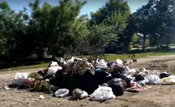 Власти Симферополя отчитались об уборке, а свалка осталась на месте