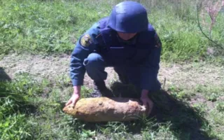 В Керчи возле кладбища нашли авиабомбу (фото)