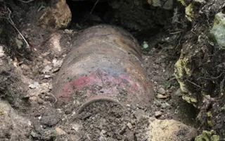 Мощную авиабомбу обезвредили в Бахчисарайском районе