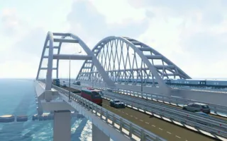 Крымский мост представили в новой 3D-модели (видео, фото)