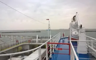 Керченская переправа заработала после временного закрытия