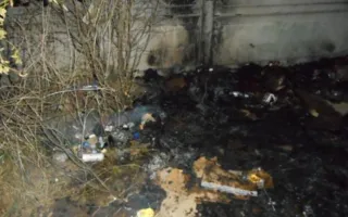 Пьяный мужчина сжёг бомжа в Керчи