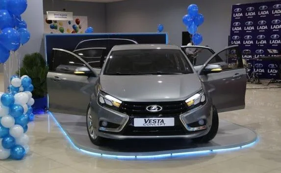 В Крыму прошла презентация новой LADA Vesta (видео)