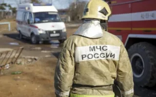 Пожилого мужчину госпитализировали после пожара в Керчи