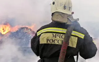 На пожаре в крымском селе спасли пенсионера