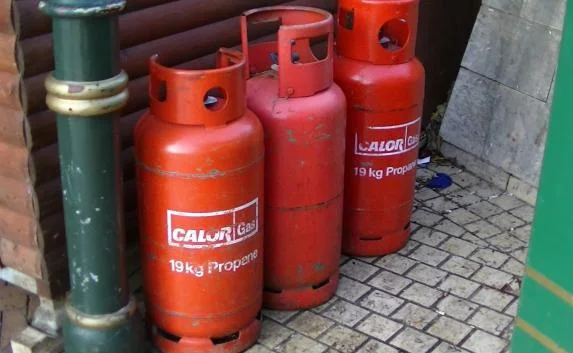 При пожаре в Севастополе предотвратили взрыв баллонов с газом (видео)