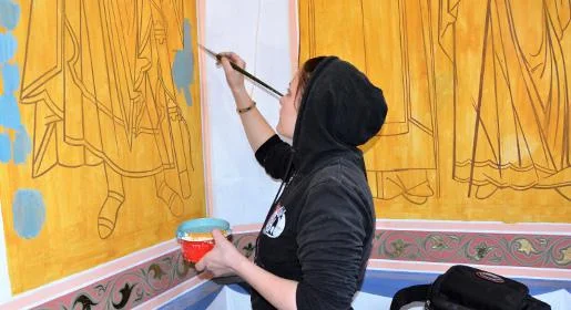 В Симферополе начали роспись прокурорской часовни (фото, видео)