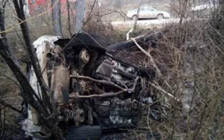 На крымской трассе погибла девушка в загоревшемся авто (фото)