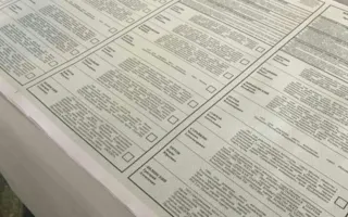 Полиция контролирует процесс печати крымских бюллетеней для выборов (фото, видео)