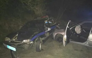 В Красноперекопске иномарка отправила двух сотрудников ДПС в реанимацию: хроника ДТП (фото, видео)