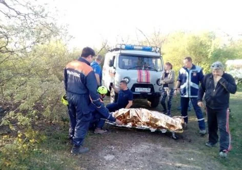 Симферополец сорвался со скалы в Чистеньком