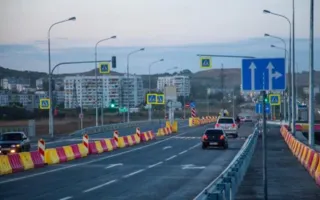 Открыто дорожное движение по путепроводу Крымского моста (фото, видео)