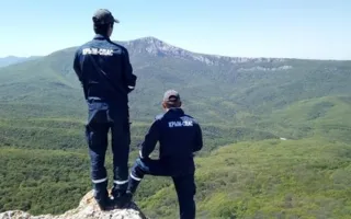 На горе Роман-кош заблудились два жителя Алушты