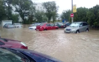 Севастополь затопило ночным дождем