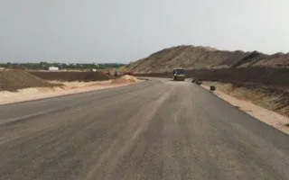 В Бахчисарайском районе начали укладку асфальта на трассе «Таврида»